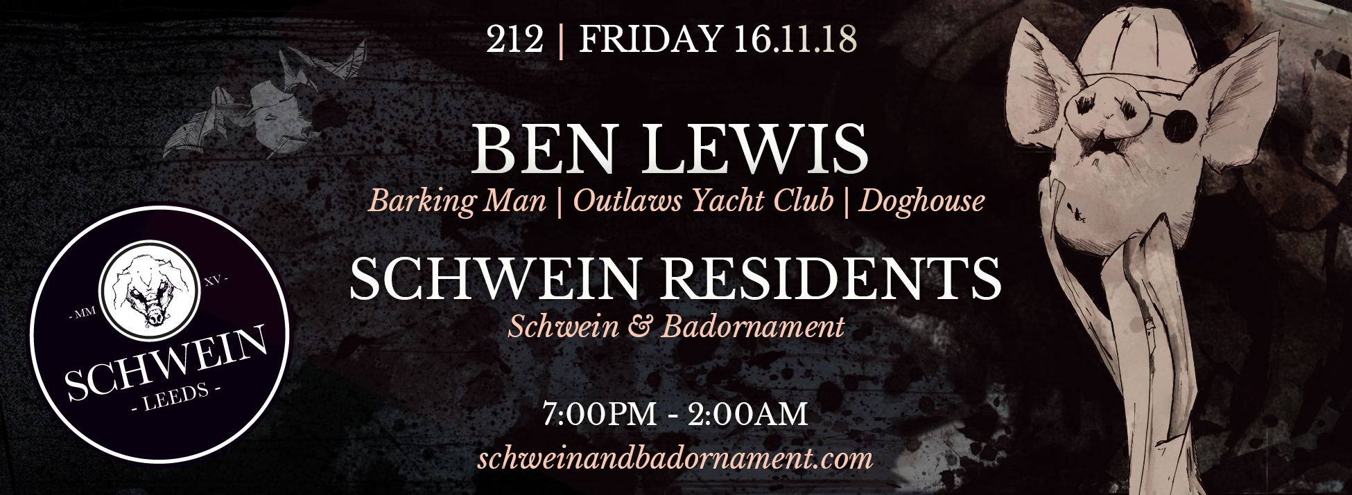 schwein badornament Ben Lewis 212