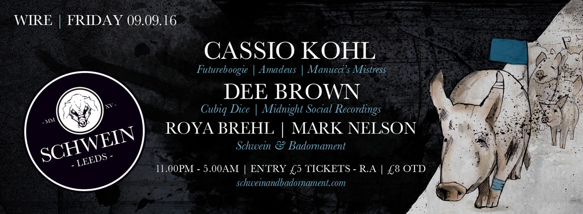 Cassio Kohl & Dee Brown at Wire – 9th September