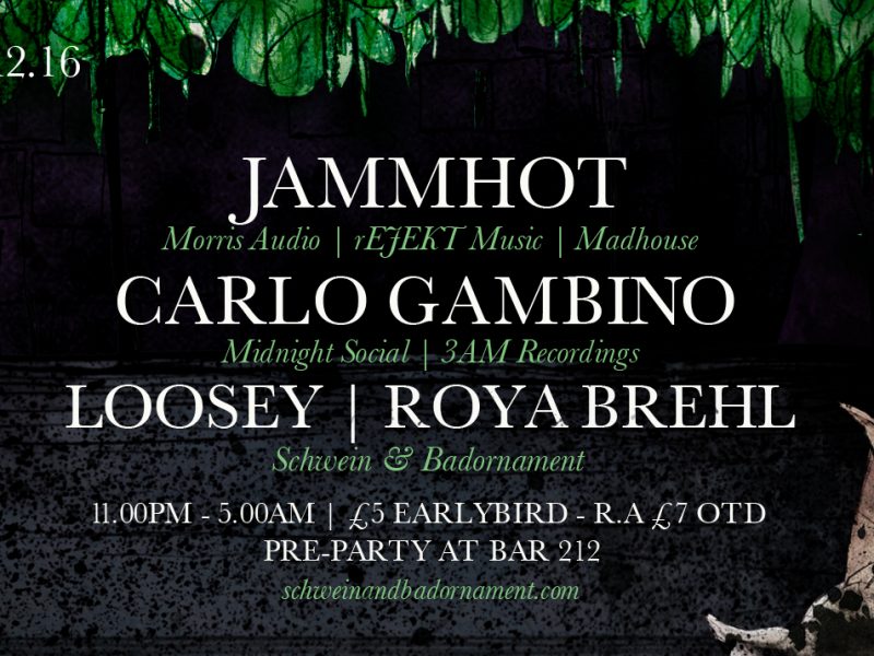 Jammhot & Carlo Gambino @ Wire 16/12/16