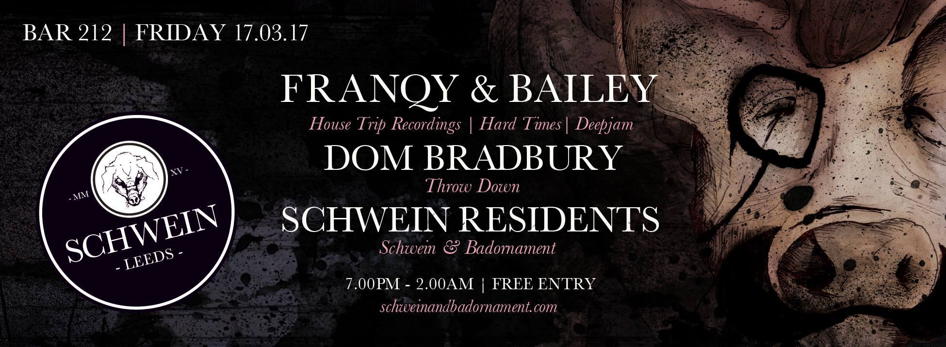 Franqy & Bailey / Dom Bradbury @ 212